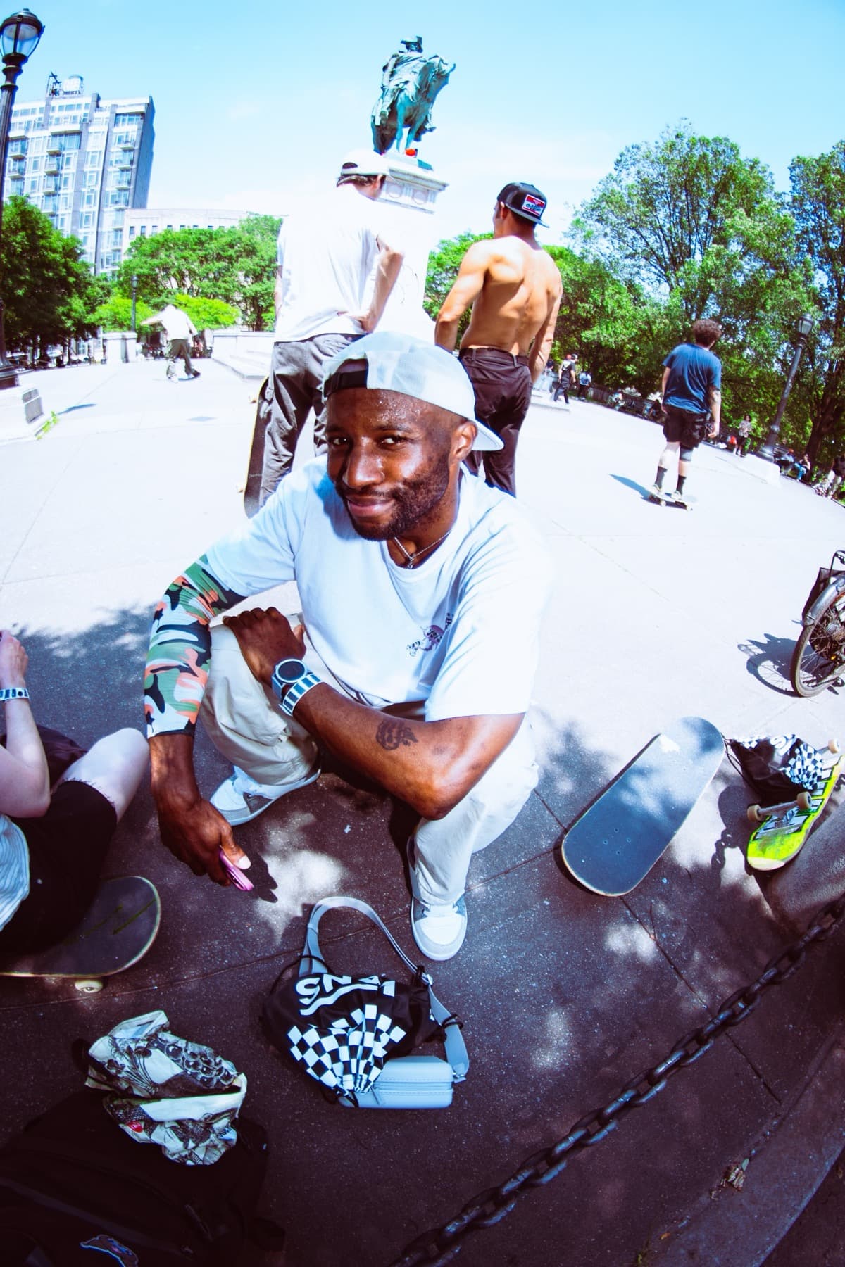 Leon Toppin, professional skateboard instructor in New York City